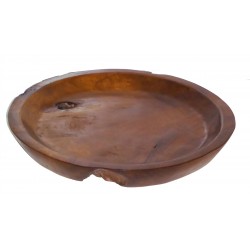 Round Teak Plate / Tray