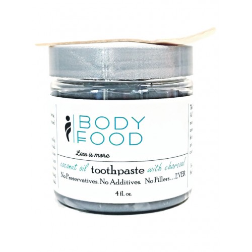 Whipped Coconut Oil Toothpaste with Activated Charcoal, 4 oz