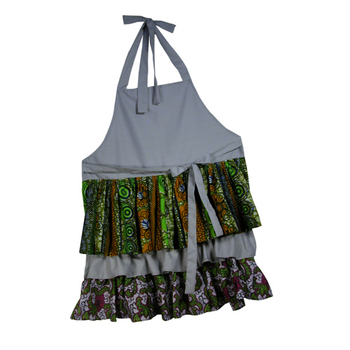 Recycled Ruffle Apron